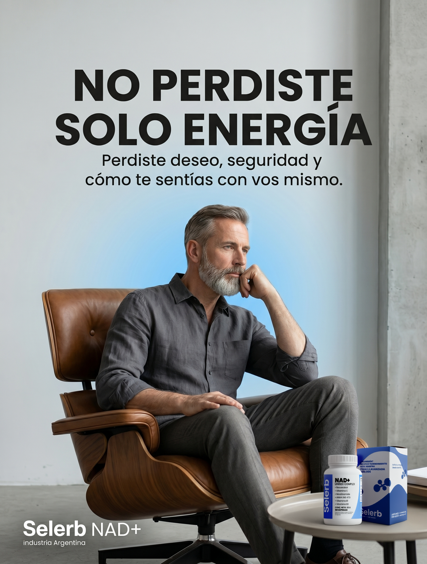 LA FUENTE DE LA ENERGÍA MASCULINA | Selerb NAD+