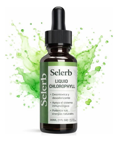 Clorofila Líquida Natural | Detox Y Bienestar Diario Selerb Menta