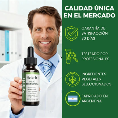Clorofila Líquida Natural | Detox Y Bienestar Diario Selerb Menta