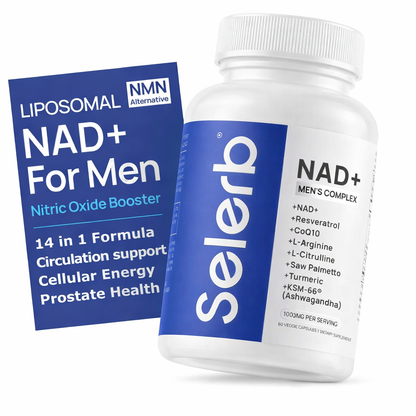 Selerb NAD + RESVERATROL para HOMBRE | 60 Cápsulas